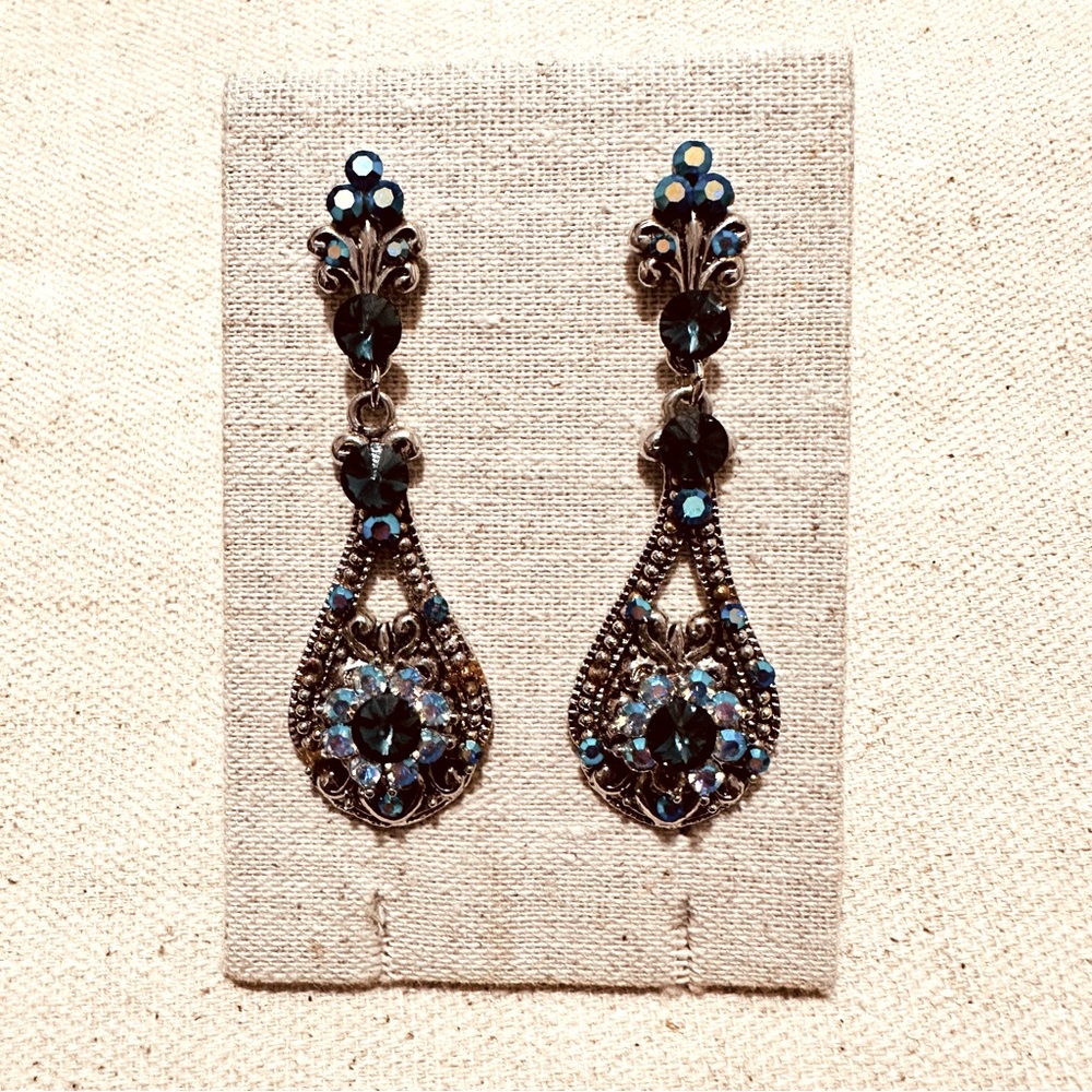 Nordstrom | Earrings | Space Chandelier Earrings | Blue - Picture 7 of 7